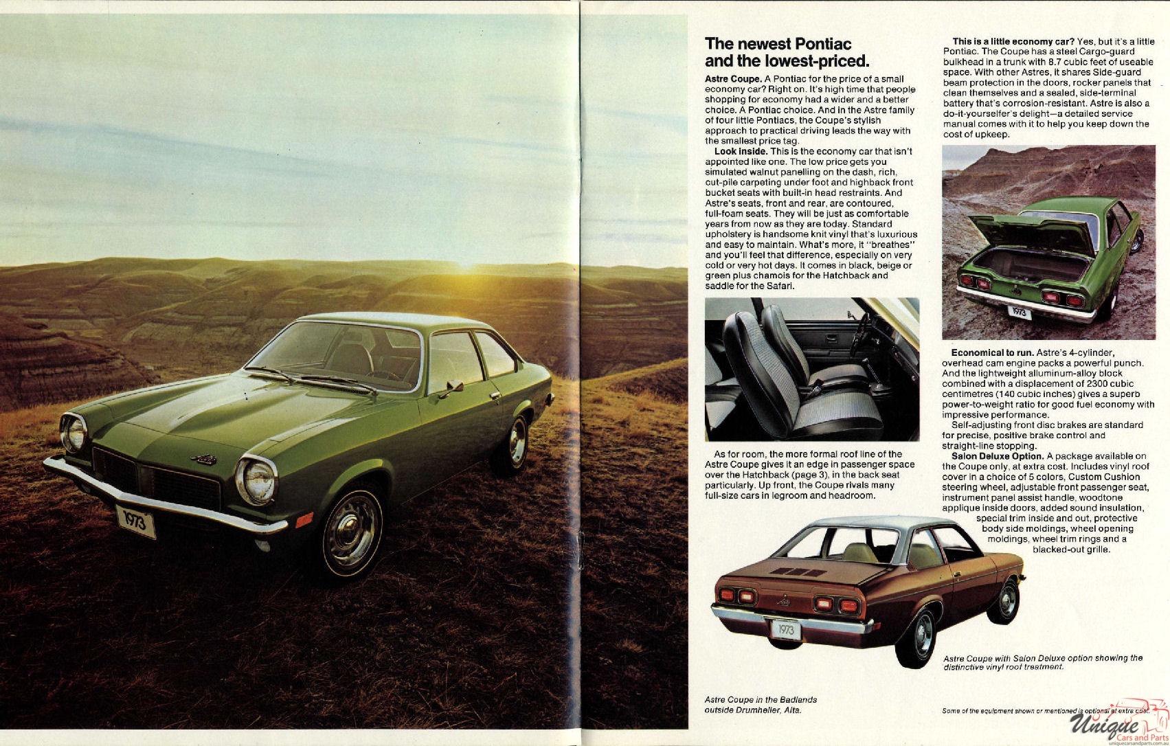 1973 Canadian Pontiac Astre Brochure Page 4